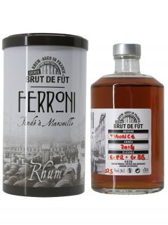 럼  Mauritius Maison Ferroni 2014 Original wooden case of 1 bottle (50cl)